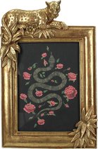 Kersten Photo Frame Leopard Gold 28x3x18cm