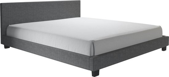 Tweepersoonsbed George - Zwart - 160x200 cm