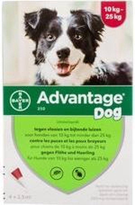 Advantage 250 hond 10-25kg - 4 x 2.5 ml