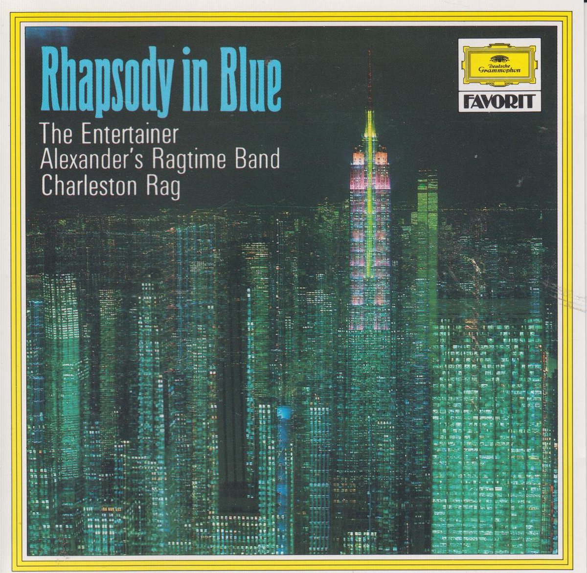 Rhapsody in Blue, The Entertainer, Alexander's Ragtime Band