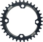DESO - Narrow wide kettingblad zwart 36T rond 104BCD - Tandwiel voor singlespeed 36 Tands