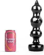 BubbleToys - PouLou - Zwart - dildo anaal Lengte: 24 cm diam. Top: 5,1 cm Med: 5,7 cm Base: 7,5 cm