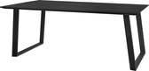 Riverdale - Eettafel Lex zwart 180x100cm - Zwart