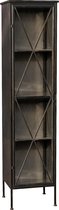PTMD Kast Simple metaal 1 deur met kruis 490 X 420 X 2000