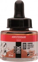 Amsterdam Acrylic Inkt Fles 30 ml Koper 805