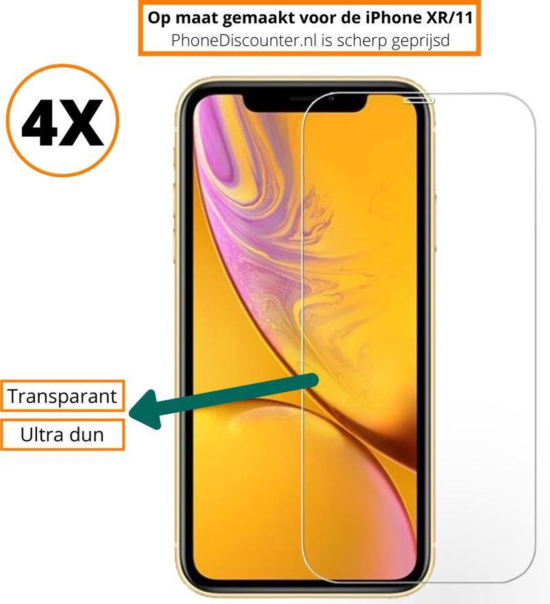 iphone 11 screenprotector | iPhone 11 protective glass | iPhone 11 tempered glass 4x