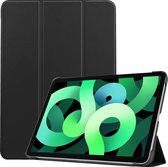 Hoes Geschikt voor iPad Air 2020 Hoes Luxe Hoesje Book Case - Hoesje Geschikt voor iPad Air 4 2020 Hoes Cover - Zwart