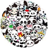 Schattige panda| vinyl laptop stickers |Bullet journal |50 stuks