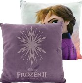 Oreiller 2 faces La Reine des Disney Frozen - 30 x 30 cm