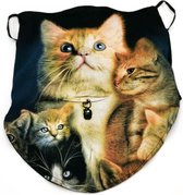 Design Biker sjaals - Biker-sjaal Family Cat
