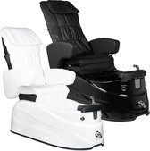 SPA Pedicurestoel met massage Wit/Behandelstoel Massage Spa/Massage stoel