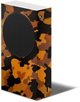 XBOX Series S Console Skin Camouflage Oranje Sticker