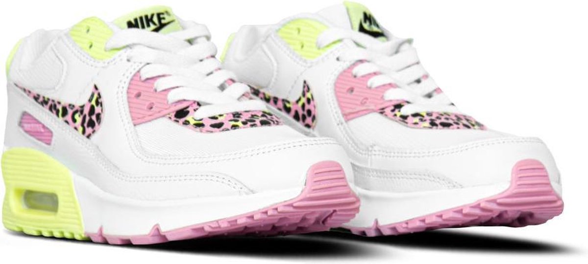 Nike Air Max 90 GS sneaker wit-roze maat 38.5 | bol.com