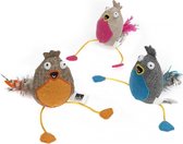 Ebi Wanna play vogel catnip & rattle 8x7cm, LET OP ! PER STUK EN GEEN KEUZE MOGELIJK !!