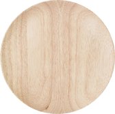 Bloomingville bord Nolia - Servies - rubberhout - Ø 25 centimeter