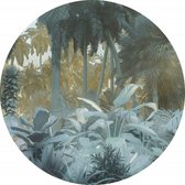 Exotic Jungle Zelfklevende Behangcirkel ⌀125cm