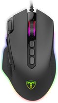 T-Dagger Bettle TGM-305 RGB Gaming muis met Quick Fire Button tot wel 8000 DPI verstelbaar met 10 programmeerbare knopppen - RGB Gaming mouse