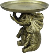 Wants&Needs Etagere Elephant Metaal Goud 20.5 X 20.5 X 21