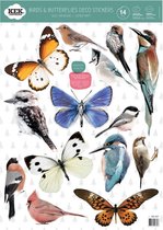 Kek Amsterdam Sticker Vogels & Vlinders