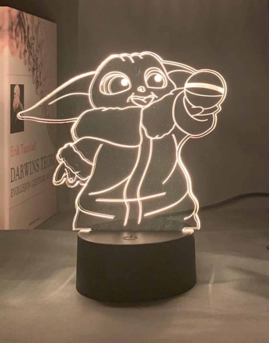 Lampe De Nuit Baby Yoda Lampe Star Wars Lampe Baby Yoda Lampe Mandalorienne Lampe Bol Com