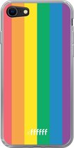 6F hoesje - geschikt voor iPhone 8 - Transparant TPU Case - #LGBT #ffffff