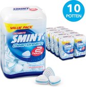 Smint clean breath peppermint bottle 10 doosjes a 150 stuks 105 gr