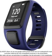 Siliconen Smartwatch Bandje - Geschikt voor TomTom - Donkerblauw