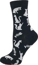 GrandSock sokken dames zwart kat 36-40