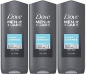 Dove Men+Care Clean Comfort Douchegel XL - 3 x 400 ML