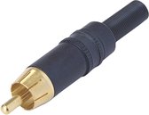 Neutrik NTR-NYS373-0 Connector Rca Male Metaal Zwart
