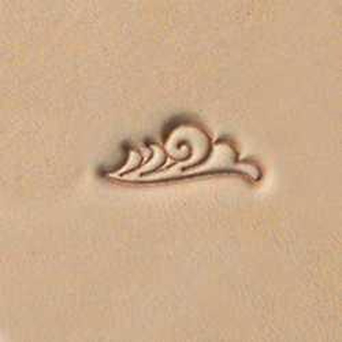 Tandy Leather Leerstempel | Rechterrand | 17 x 3 mm