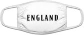 England mondkapje | gezichtsmasker | bescherming | bedrukt | logo | Wit mondmasker van katoen, uitwasbaar & herbruikbaar. Geschikt voor OV