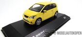 Seat Mii (Geel) 1/43 Dealermodel - Modelauto - Schaalmodel - Model auto - Miniatuurautos - Miniatuur auto