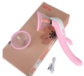 TipsToys Nieuwste Zuig/Tong Vibrator voor Genot - Dildo Sucking voor Clitoris Tepels Lik functie| kleur Roze