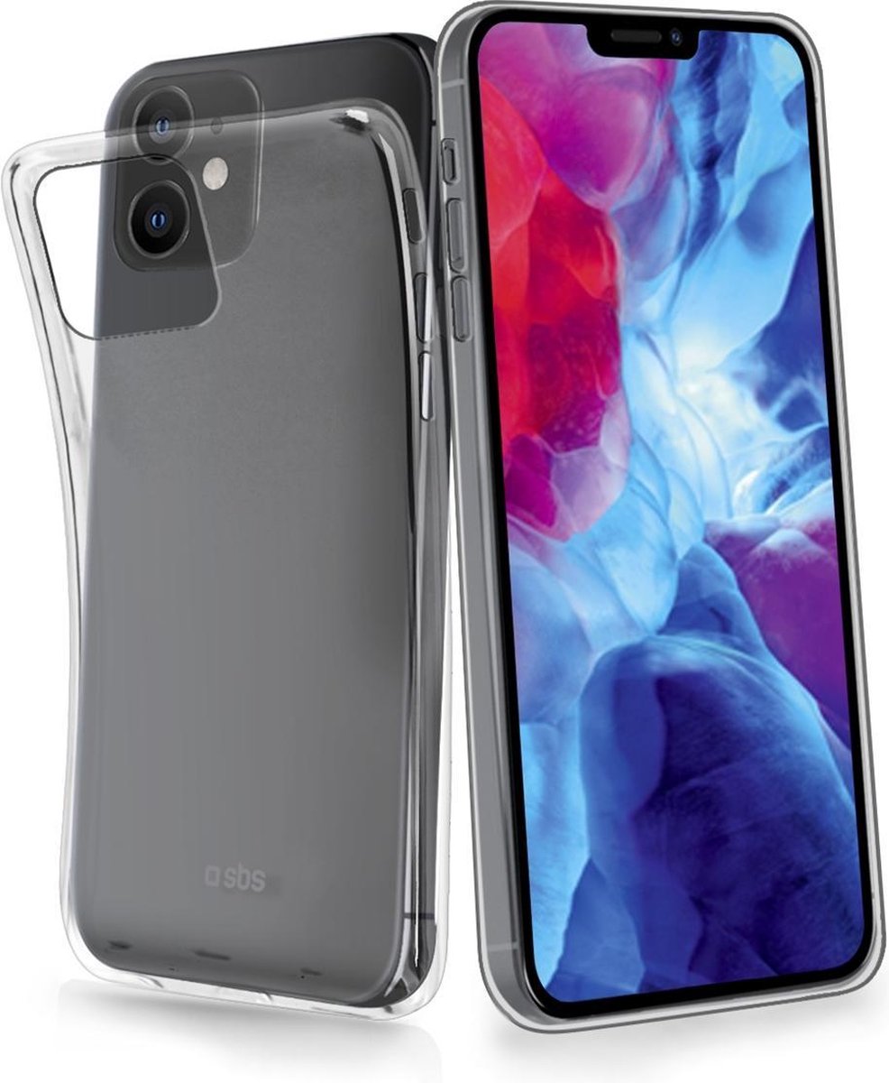 SBS Mobile Skinny Cover voor iPhone 12 Mini - Transparant
