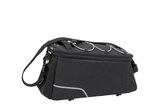 New Looxs Trunkbag Sports - Bagagedragertas - Fietstas voor Racktime Bagagedrager - Met Afneembare Schouderband - 13 liter - Zwart