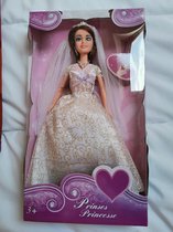 Prinses in trouwkleed