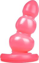 BubbleToys - Awa - BubbleGum - dildo anaal groot Lengte: 27,5 cm diam. Top: 7,3 cm Med: 11,9 cm Base: 17,5 cm