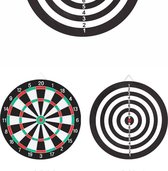 I-Wannahave Dartbord - Dart Set - 4 pijlen - Twee kanten bedrukt