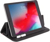 DECODED Foldable Sleeve geschikt voor iPad Mini, Samsung Tab S7/ S8 en Fire 7 - Hoogwaardig Europees Leer, Tablethoes tot 7.9" - Zwart