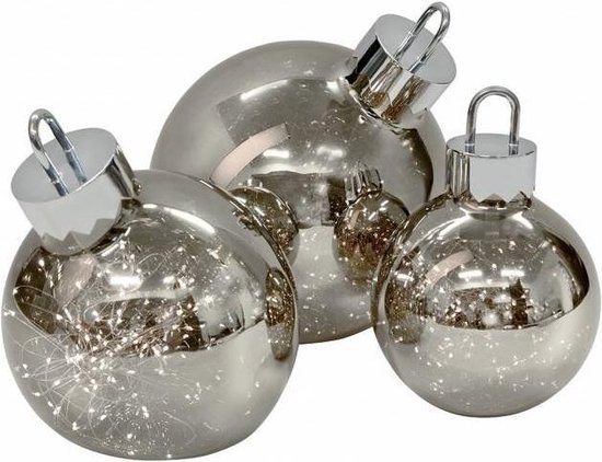 Hopelijk Er is een trend Populair Sompex Ornament LED kerstbal smoke Ø 25 cm | bol.com