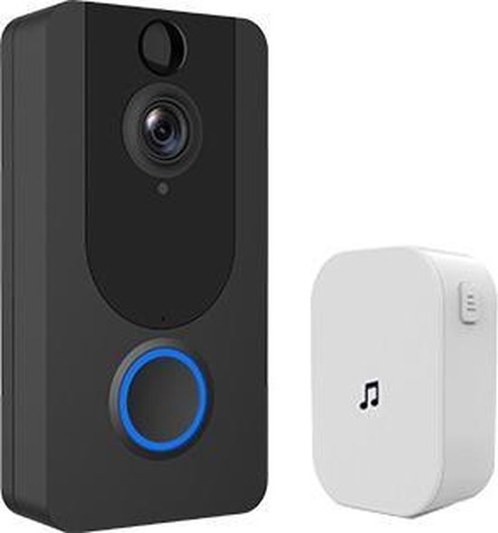 EKEN V7 video deurbel met camera + Oplaadbare Batterijen + Gong  (binnenontvanger) +... | bol.com