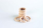 TickiT Grote beuken houten ringen 70mm