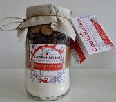 Pot koekjesmix, bakmix van Cookielicious, Sinterklaas Blondie