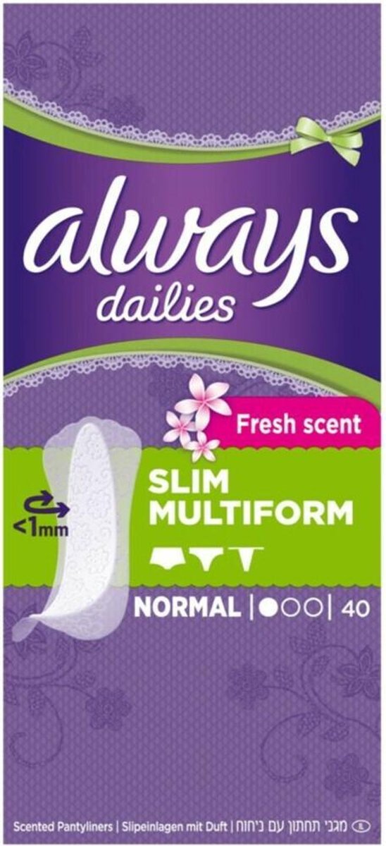 Always Flexistyle Fresh - Voordeelverpakking 560 Stuks - Inlegkruisjes