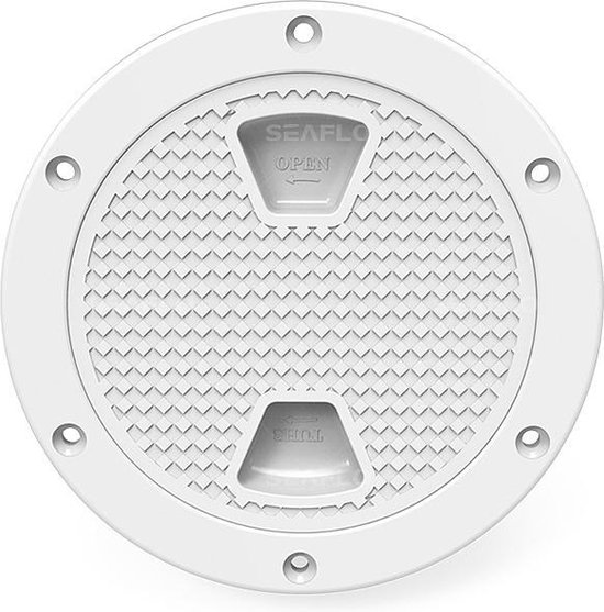 Plaque De Pont Ronde ABS Noir 10 Cm - Trappe D'inspection étanche Avec Joint Torique, Pour Bateau, Camping-car - 10