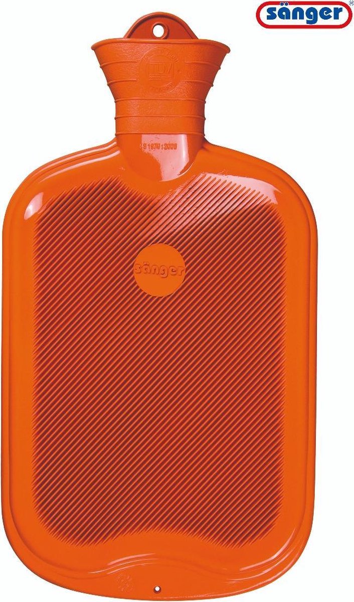 Goedkoopste Effen Warmwaterkruik Oranje - Sänger