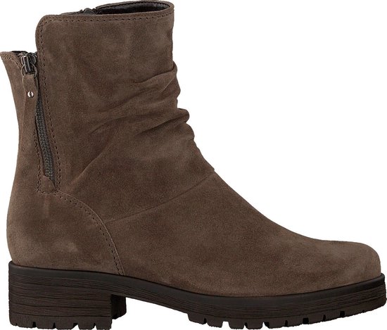 Toral Enkellaarsjes Dames (Taupe) om te zoenen Toral Dames Enkellaarsjes Taupe 12517 sue | Van den Assem