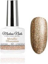 Modena Nails Gellak Metallic Obsession - 12 - 7,3ml. - 12 - Glitters - Gel nagellak