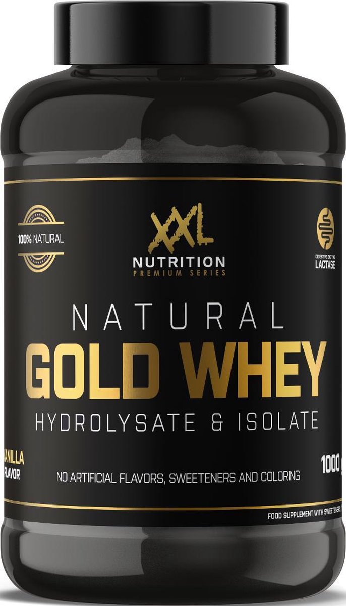 XXL Nutrition Natural Gold Whey Proteïne Poeder / Proteïne